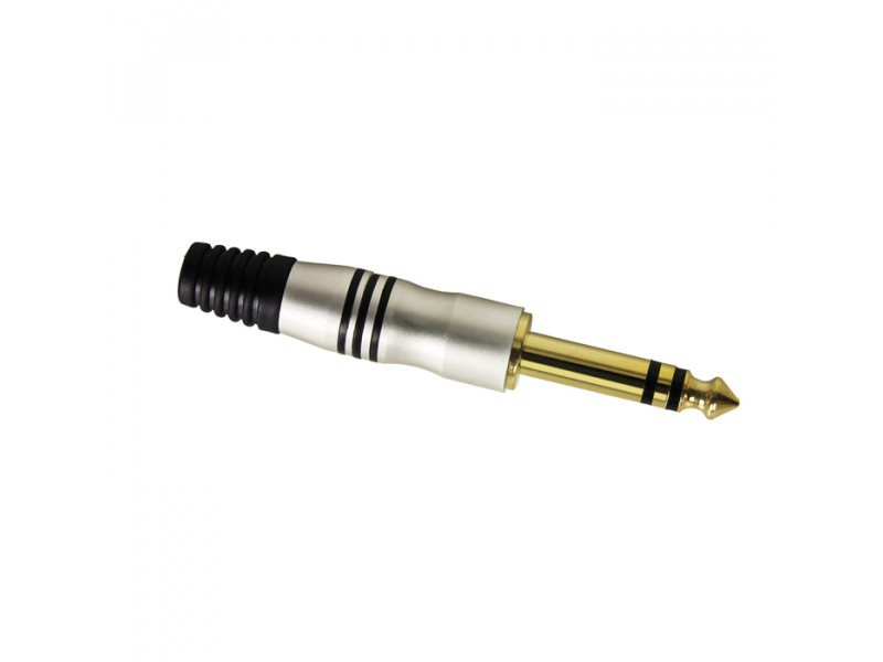 ADAM HALL 7511 Wtyk duży Jack 6,3 mm STEREO złocony